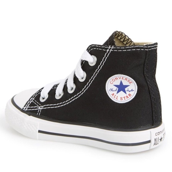 Converse Other - Converse All Star Black Toddler High Top Sneakers
